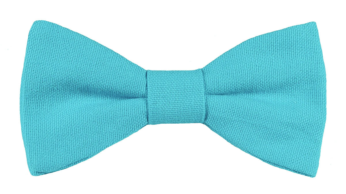 Noeud papillon bleu turquoise - Effet Noeud Pap