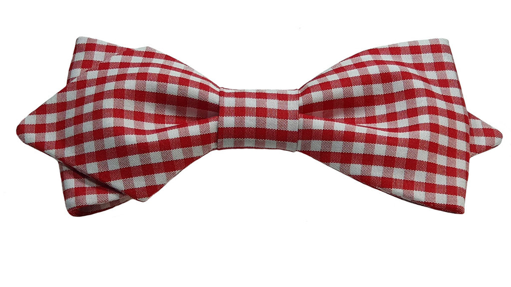 Noeud papillon vichy rouge - Effet Noeud Pap