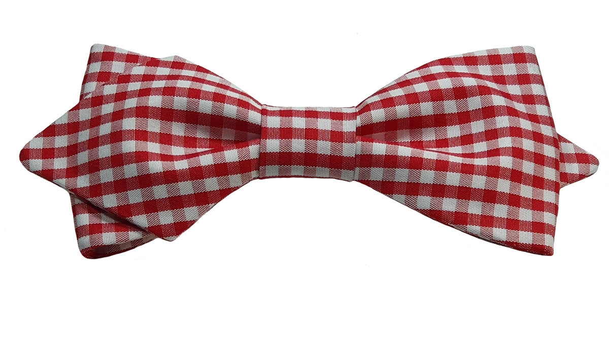 Noeud papillon vichy rouge - Effet Noeud Pap
