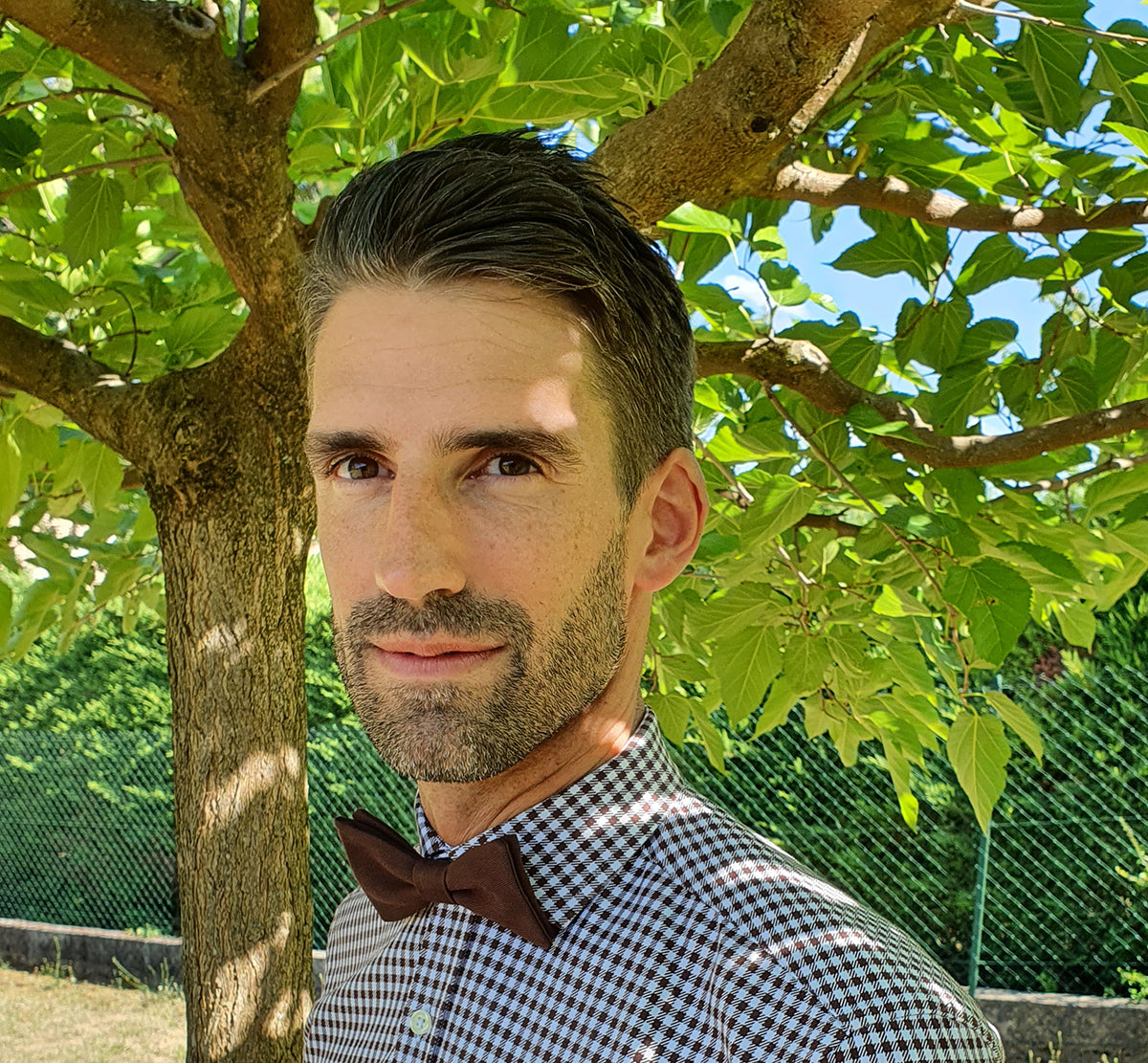 Noeud papillon brun chocolat - Effet Noeud Pap